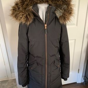 Women’s down filled winter coat.